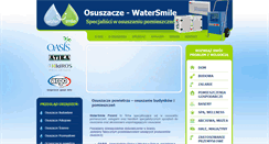 Desktop Screenshot of osuszacze.watersmile.pl